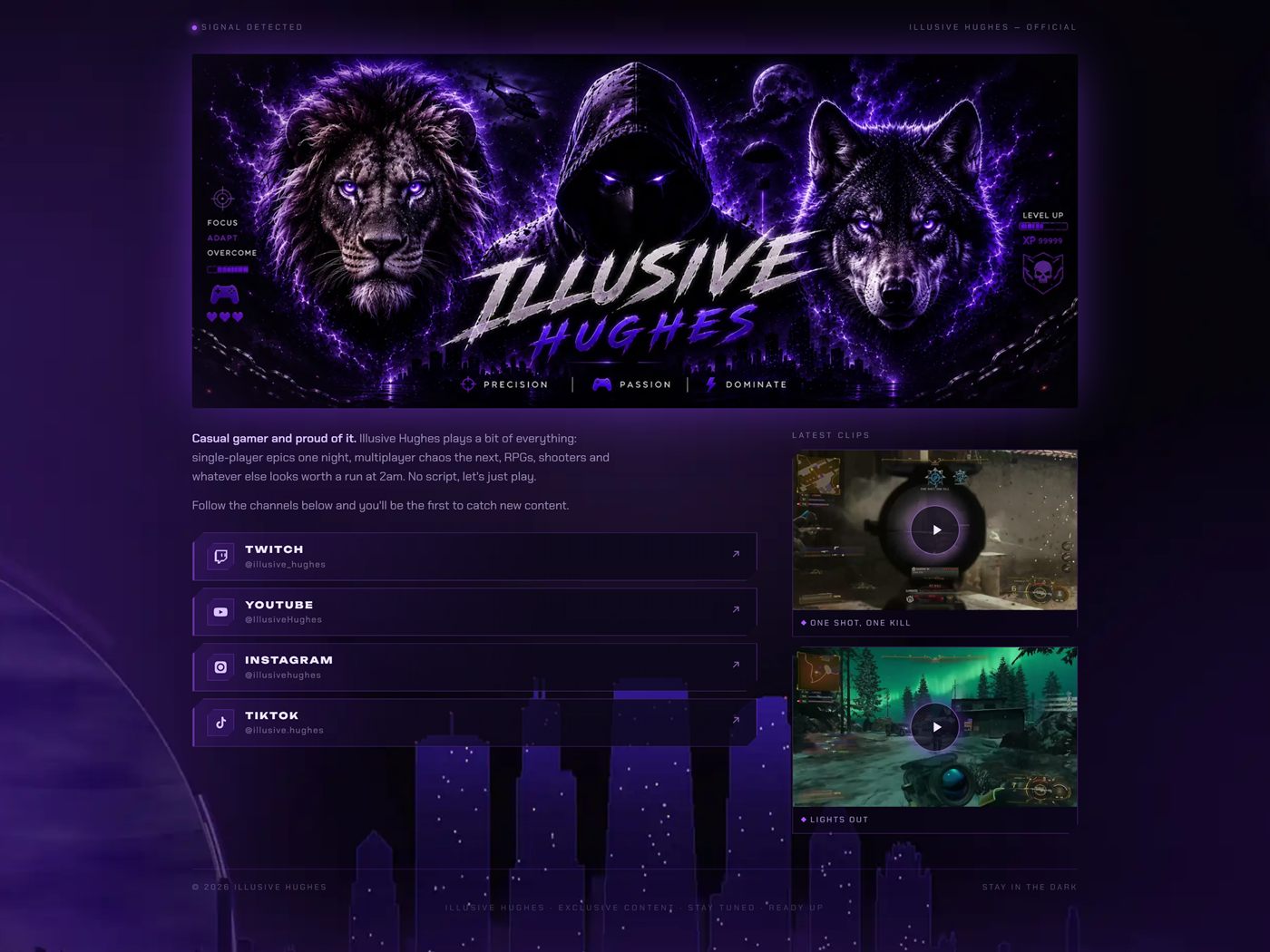 The Illusive Hughes home page